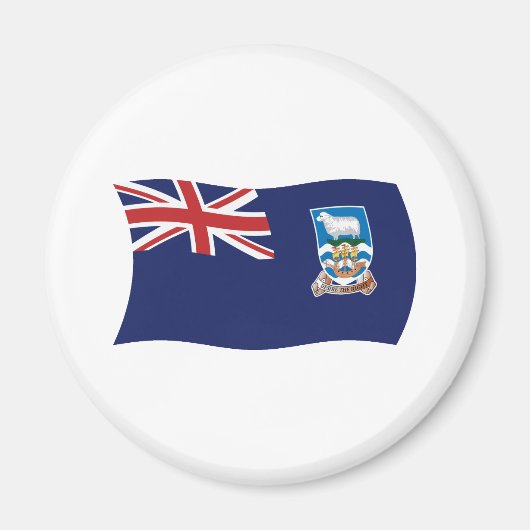 Flaggenmagnet der Falklandinseln Magnet (Vorne)