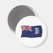 Flaggenmagnet der Falklandinseln Magnet (Vorderseite/Rückseite)