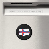 Flaggenmagnet der Färöer Magnet (In Situ (Geschirrspüler))