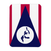 Flaggenmagnet der Region der Großen Seen Magnet (Vertikal)