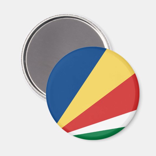 Flaggenmagnet der Seychellen Magnet (Vorderseite/Rückseite)