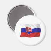 Flaggenmagnet der Slowakei Magnet (Vorderseite/Rückseite)