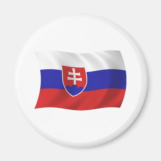 Flaggenmagnet der Slowakei Magnet (Vorne)