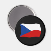 Flaggenmagnet der Tschechischen Republik Magnet (Vorderseite/Rückseite)