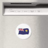 Flaggenmagnet der Turks- und Caicosinseln Magnet (In Situ (Geschirrspüler))