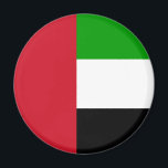 Flaggenmagnet der Vereinigten Arabischen Emirate Magnet<br><div class="desc">Magnet mit der Flagge der Vereinigten Arabischen Emirate.</div>