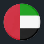 Flaggenmagnet der Vereinigten Arabischen Emirate Magnet<br><div class="desc">Magnet mit der Flagge der Vereinigten Arabischen Emirate.</div>