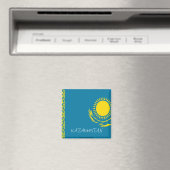 Flaggenmagnet für Kasachstan Magnet (In Situ (Geschirrspüler))