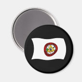 Flaggenmagnet Leech Lake Reservation Magnet (Vorderseite/Rückseite)