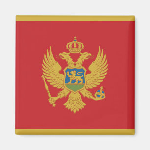 Flaggenmagnet Montenegro Magnet
