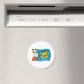 Flaggenmagnet Saint Pierre und Miquelon Magnet (In Situ (Geschirrspüler))