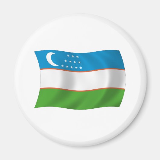 Flaggenmagnet Usbekistan Magnet (Vorne)