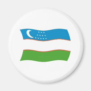Flaggenmagnet Usbekistan Magnet