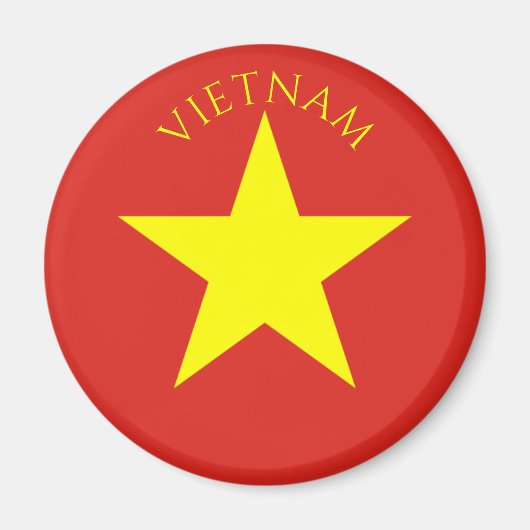 Flaggenmagnet vietnam magnet (Vorne)
