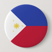 Flaggenmarke der Philippinen Button (Vorderseite)