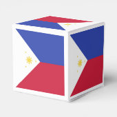 Flaggenmarke der Philippinen Geschenkschachtel (Rückseite)