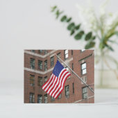 Flaggenmast Postkarte (Stehend Vorderseite)