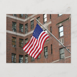 Flaggenmast Postkarte