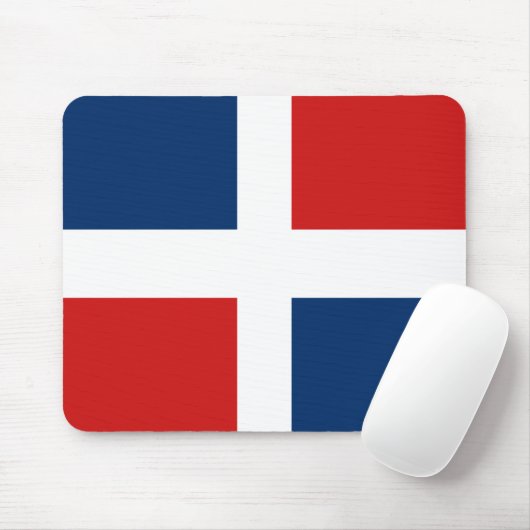 Flaggenmousepad der Dominikanischen Republik Mousepad (Mit Mouse)