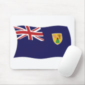 Flaggenmousepad der Turks- und Caicosinseln Mousepad (Mit Mouse)