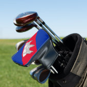 Flaggenmuster Kambodschas Golf Headcover (In Situ)