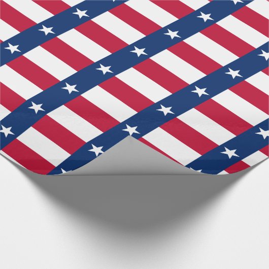 Flaggenmuster von Texas Geschenkpapier (Ecke)