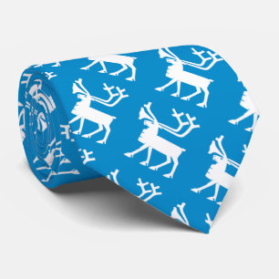 Flaggenmuster von Tromsø, NORWEGEN Krawatte