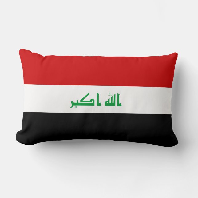 Flaggennations-Symbolrepublik der Irak-Landes Lendenkissen (Vorderseite)