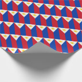Flaggenpapier der Philippinen Geschenkpapier (Ecke)