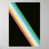 Flaggenplakat für Behinderung Poster (Vorne)