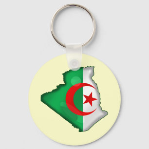 Flaggenplan Algeriens für Algerier weltweit Schlüsselanhänger
