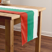 Flaggenplatzierter Kurzer Tischläufer (Beispiel)