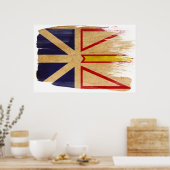 Flaggenposter für Neufundland Poster (Küche)