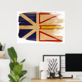 Flaggenposter für Neufundland Poster (Heimbüro)