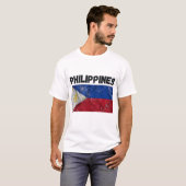Flaggenpreis der Vintagen Philippinen T-Shirt (Vorne ganz)