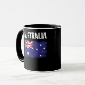 Flaggenpreis Vintages Australien Tasse (Vorderseite Links)