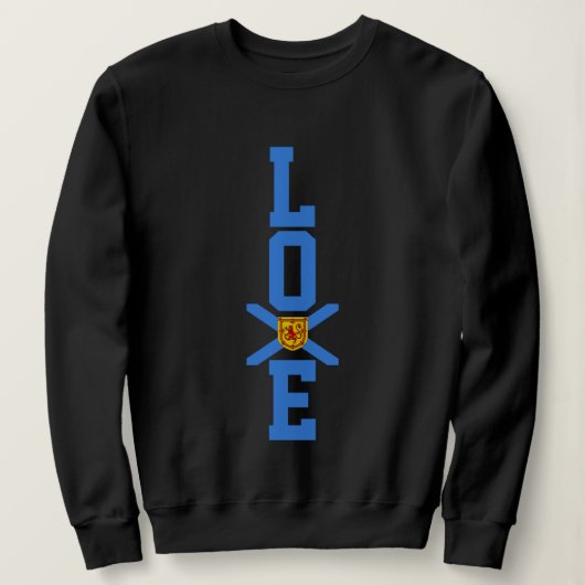 Flaggenpulli für Nova Scotia Shirt Liebe (Design vorne)