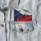 Flaggenschaltfläche der Tschechischen Republik Button (Insitu)