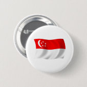 Flaggenschaltfläche Singapurs Button (Vorne & Hinten)