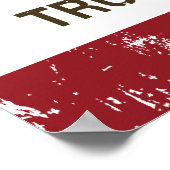 Flaggenschiff der Republik Kalifornien Poster (Ecke)