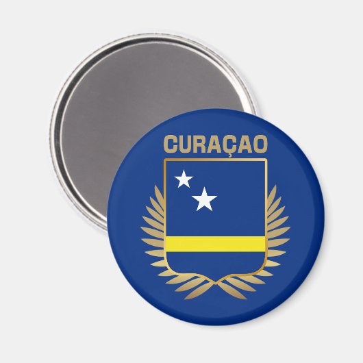 Flaggenschild Curacao Magnet (Vorderseite/Rückseite)