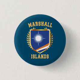 Flaggenschild der Marshallinseln Button