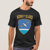 Flaggenschild der Midlands-T - Shirt (Vorderseite)