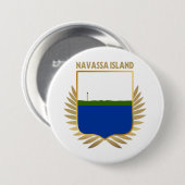 Flaggenschild der Navassa Button (Vorne & Hinten)