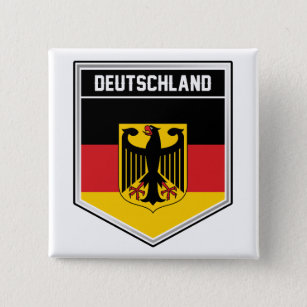 Flaggenschild Deutschland Button