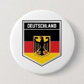 Flaggenschild Deutschland Button (Vorderseite)