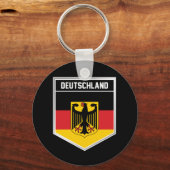 Flaggenschild Deutschland Schlüsselanhänger (Vorderseite)