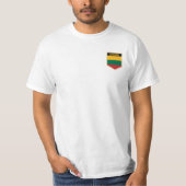 Flaggenschild Litauens T-Shirt (Vorderseite)