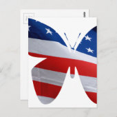 Flaggenschmetterer Postkarte (Vorne/Hinten)