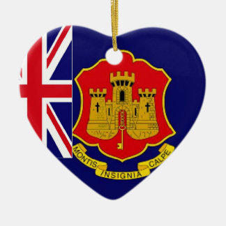 Flaggenschmuck von Gibraltar Keramik Ornament